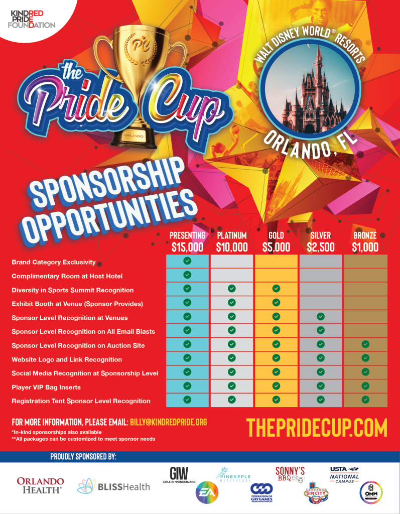2024 Sponsorship Opportunities Flyer
